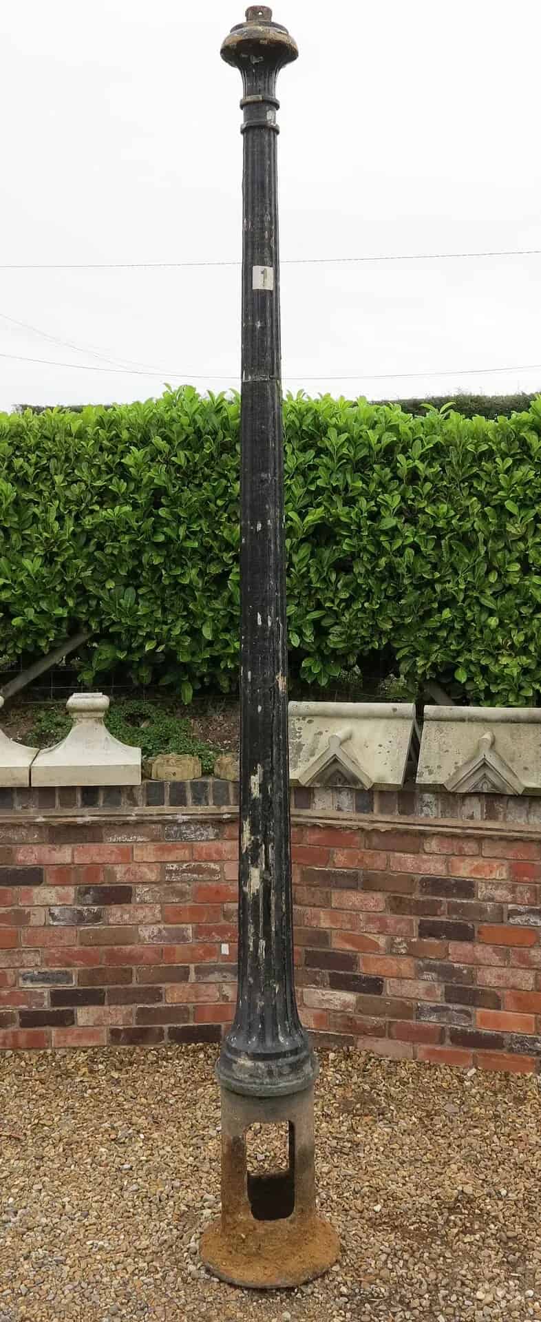 Outdoor Cast Iron Antique Reclaimed Lamp Post