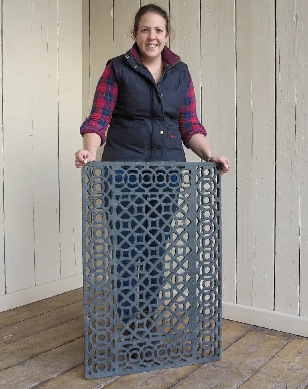 Victorian Gothic Rare Cast Iron Church Floor Grilles