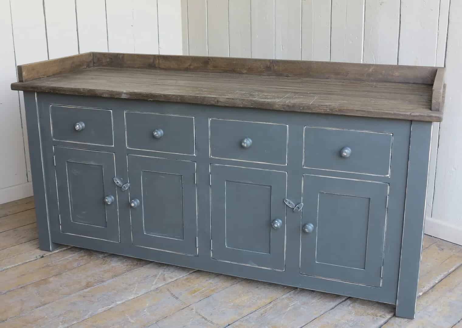 Bespoke Made Reclaimed Pine Kitchen or Restaurant Unit