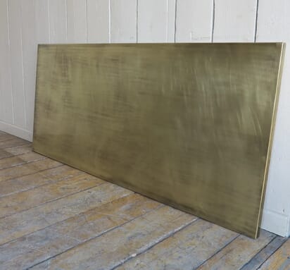 Metal table top - Aged Brass
