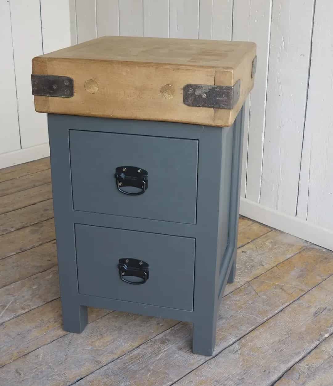 Bespoke Butchers Block Base with Original Top