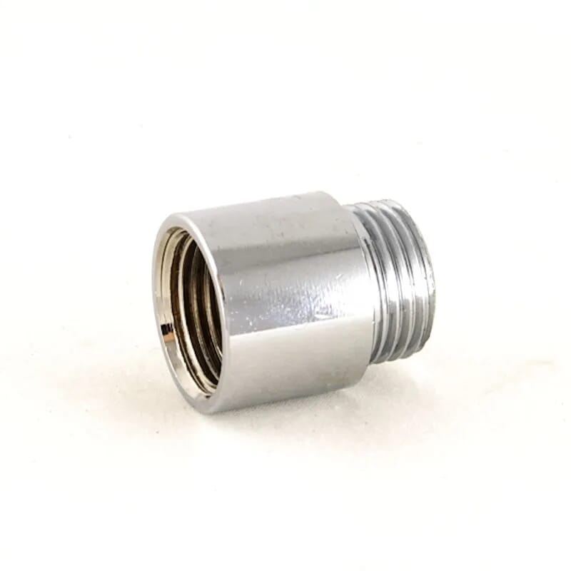 Chrome Radiator Valve 20mm Tail Extension - Wext20