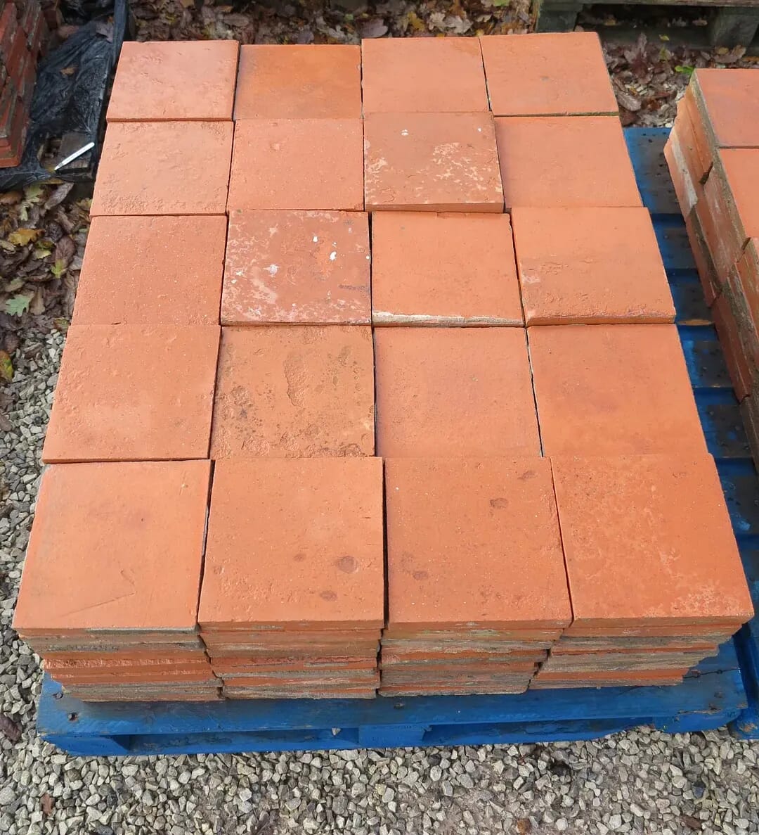 Large Reclaimed Terracotta Quarry Floor Tiles - 8372