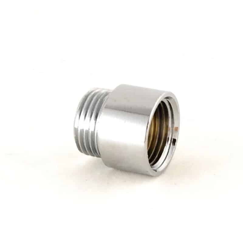 15mm Long Valve Extension Tail in Chrome 