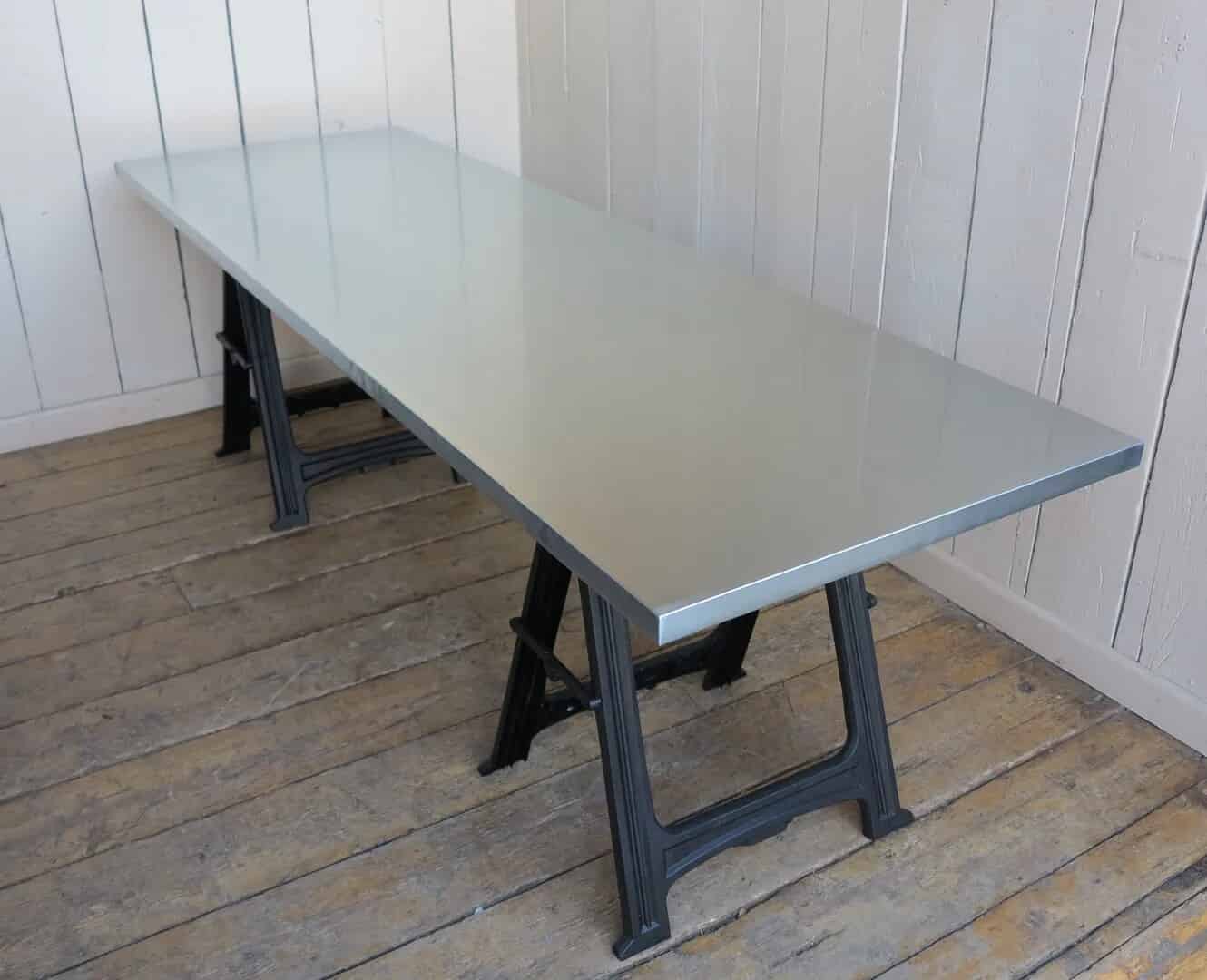 Handmade Natural Zinc Kitchen Worktop