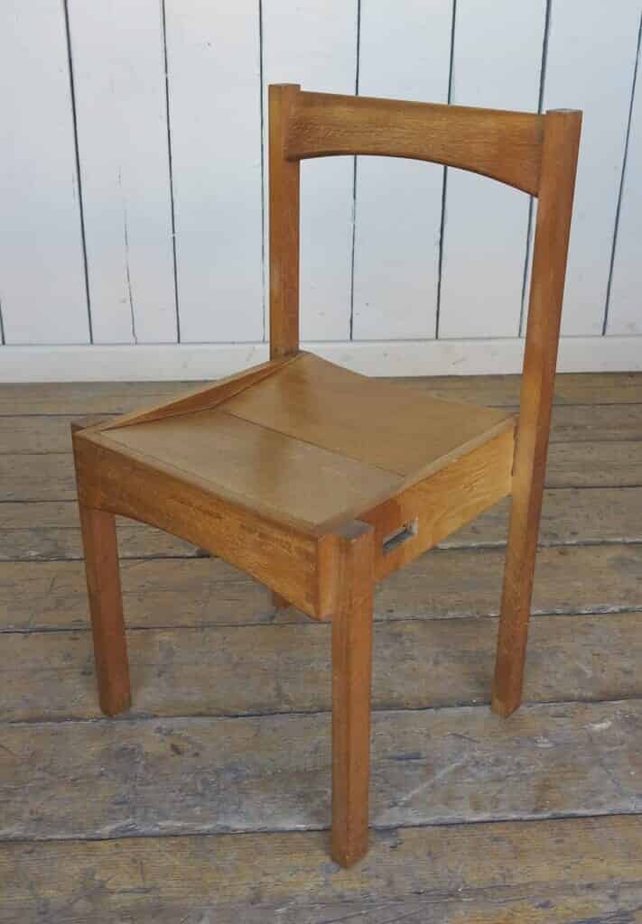 Original Solid Oak Stacking Church and Chapel Chairs