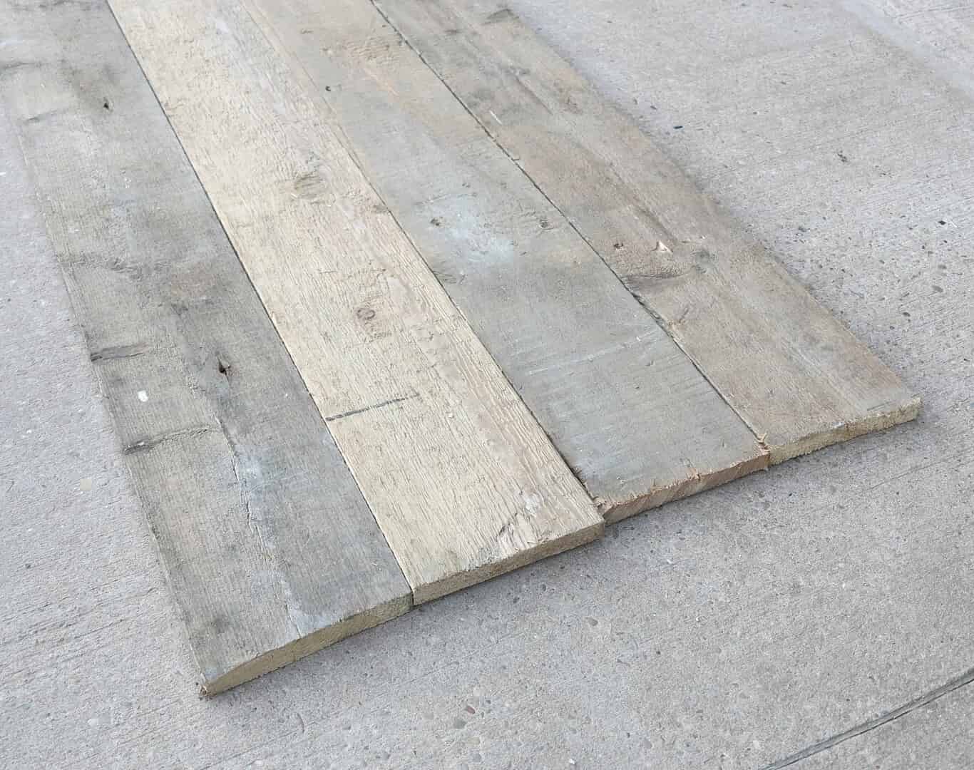 Pine Antique Square Edged Reclaimed Floorboards