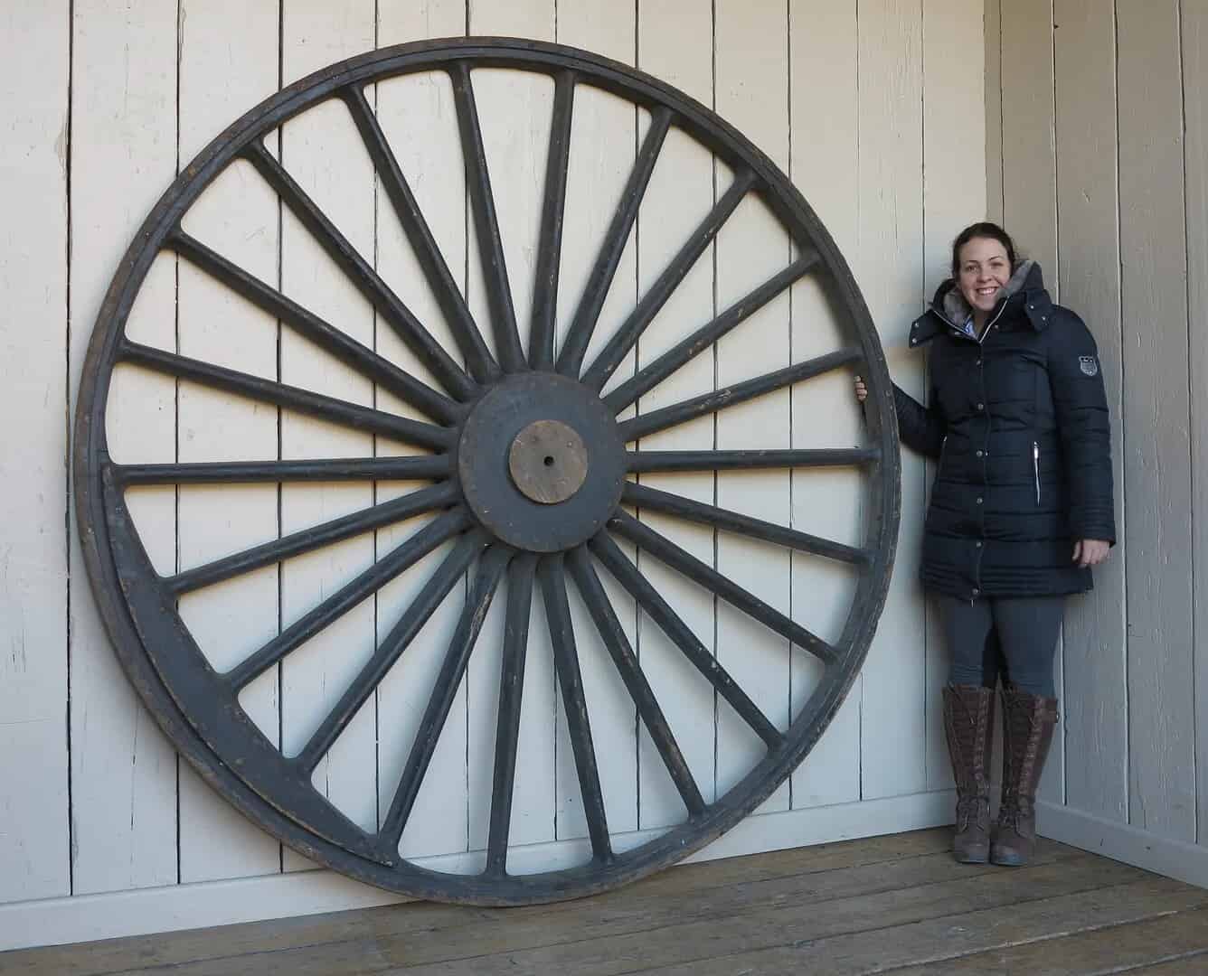 Locomotive Handmade Wooden Train Wheel Mould