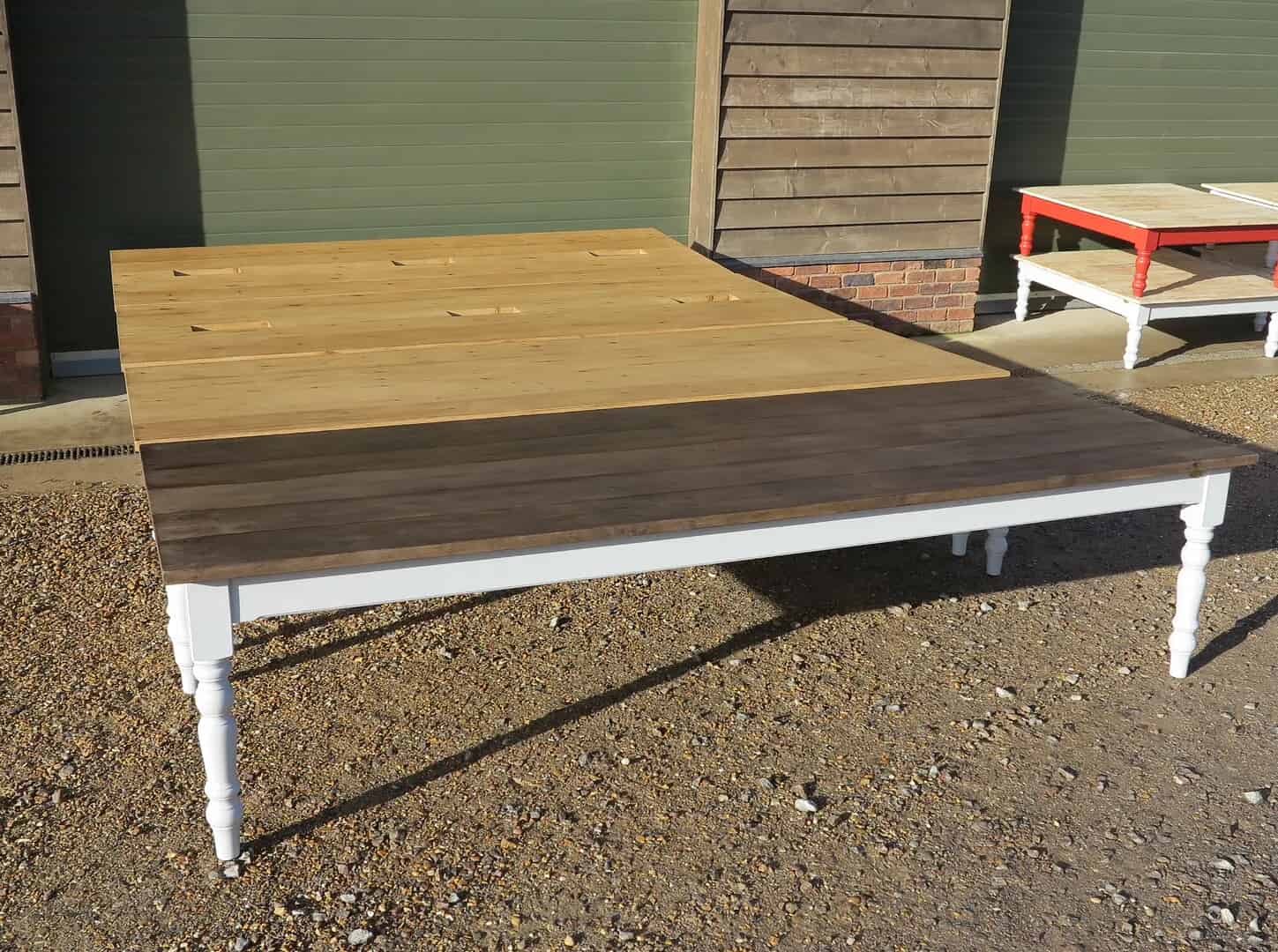 Bespoke Wooden Plank Top Meeting Room Tables