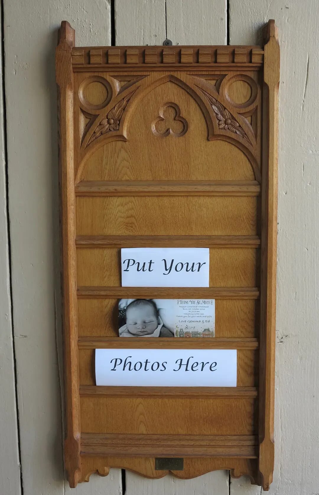 Decorative Antique Wall Mounted Church Hymn Board - 8487b