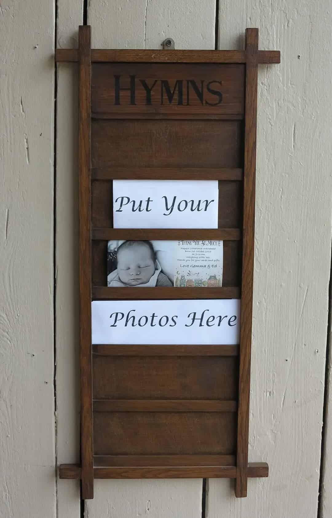Victorian Wall Mounted Church Psalm / Hymn Board