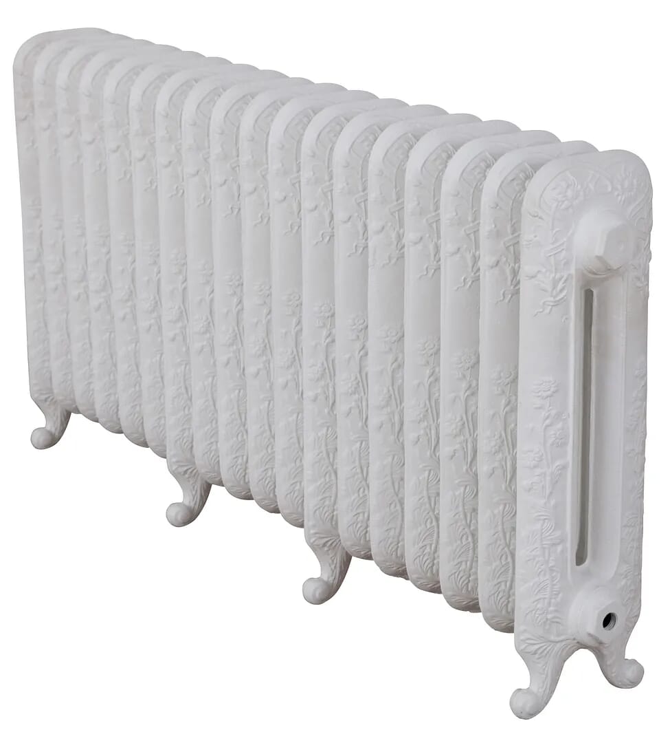 Carron Daisy 595mm Tall Cast Iron Radiator 18 Sections - Daisy595/18yc