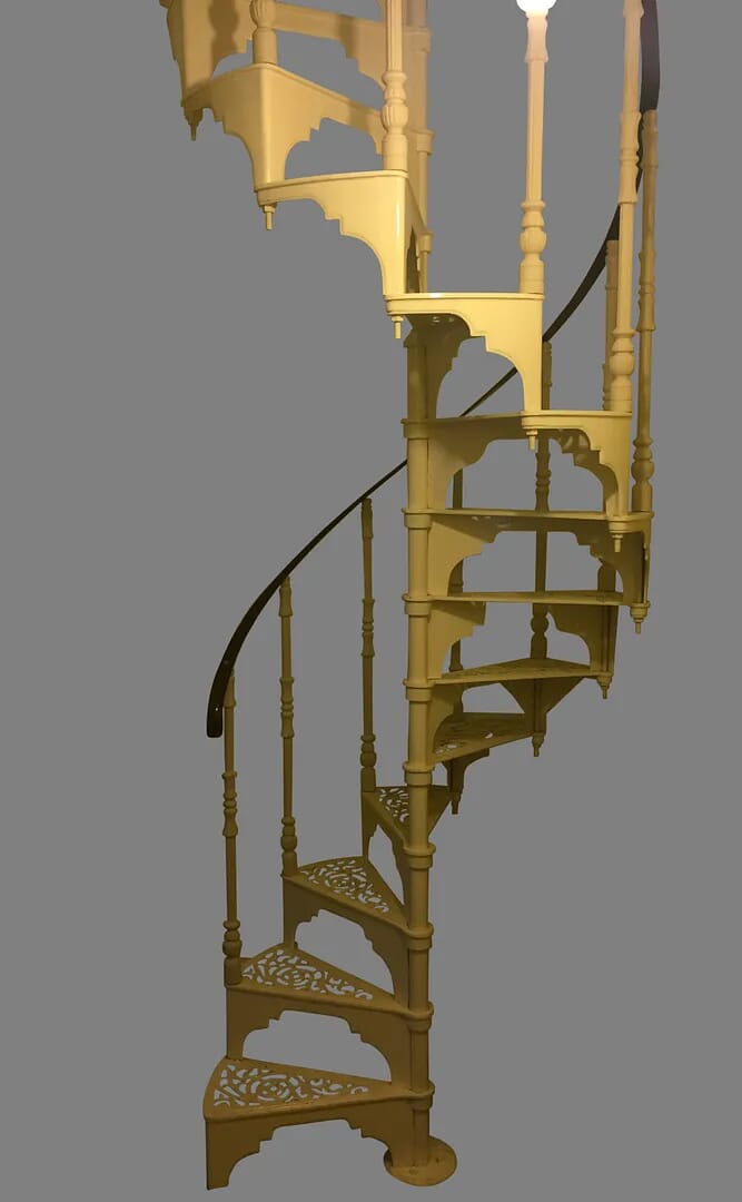 Reclaimed Spiral Staircase by Cottage Craft Spirals - 8495