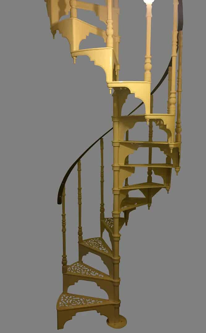 Cast Metal Spiral Staircase by Cottage Craft Spirals