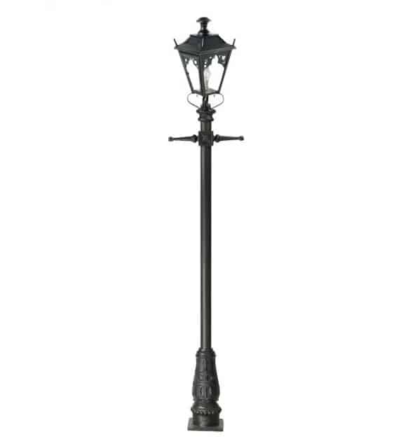 Traditional Gothic Style Lantern On Cast Iron Lamppost