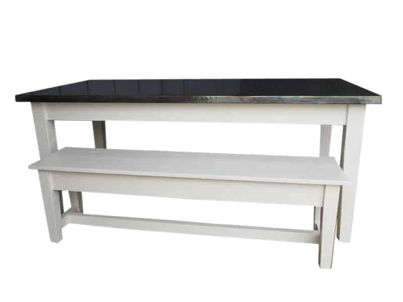 Antiqued Finish Zinc Tables Made To Measure