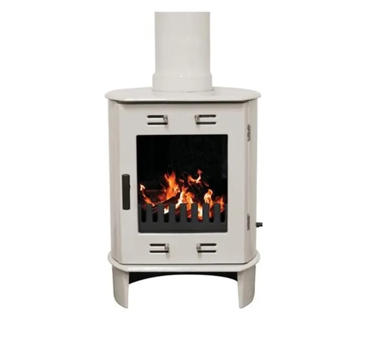 Carron 5Kw Cream Enamel Cast Iron Stove - BHC206