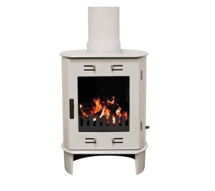 Cream Enamel Carron Stove
