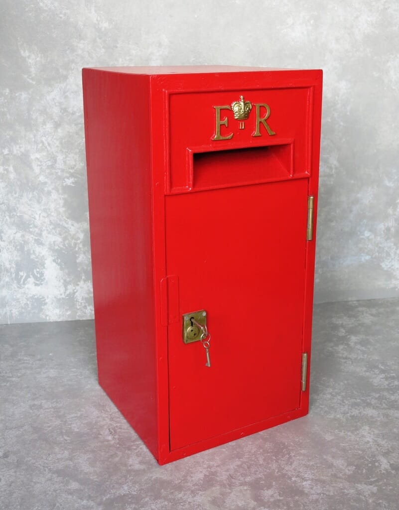 Antique Ludlow Wall Mounted Post Box with Rear Door - 4863a