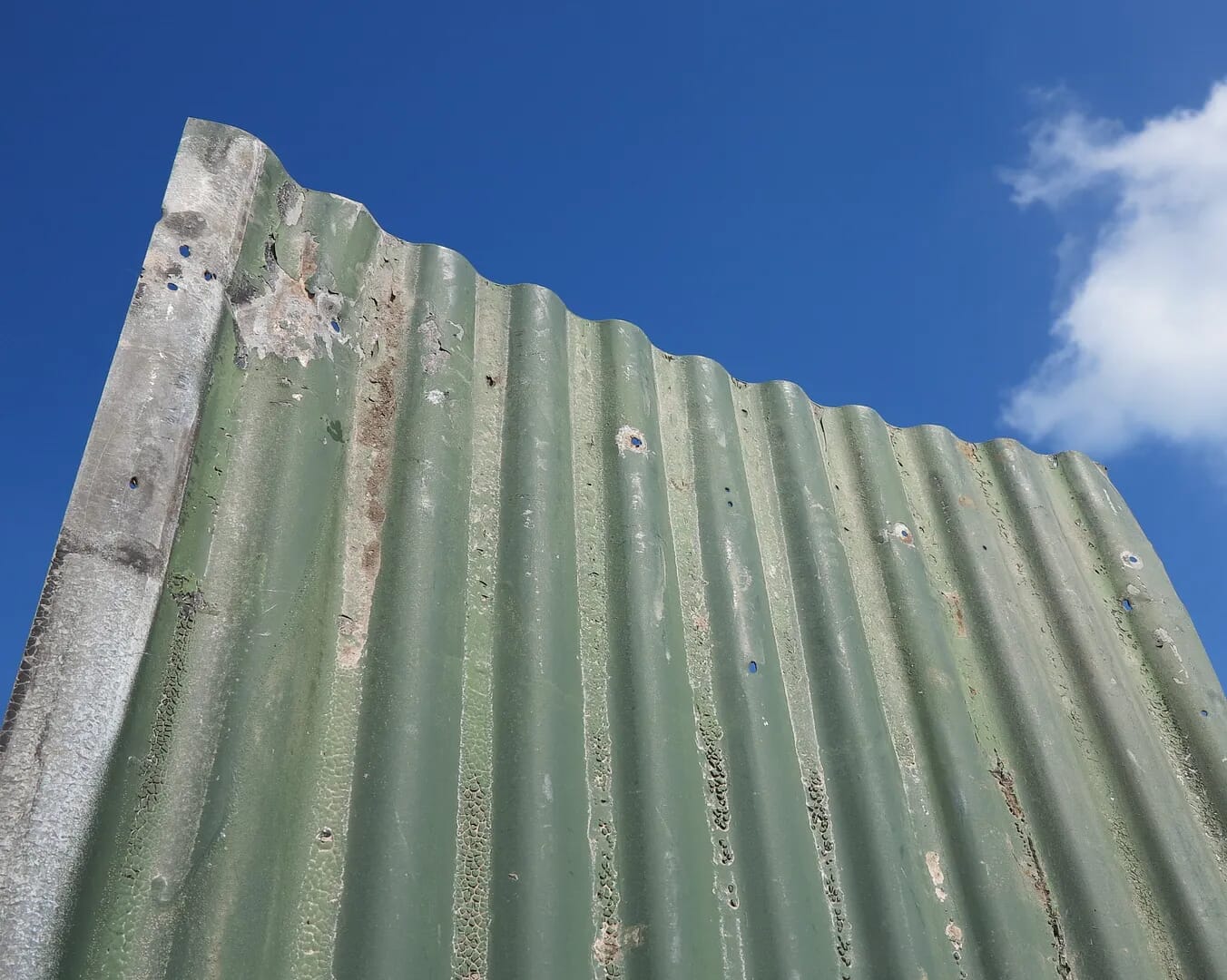 Corrugated Galvanised Indoor & Outdoor Wall Cladding - 8563