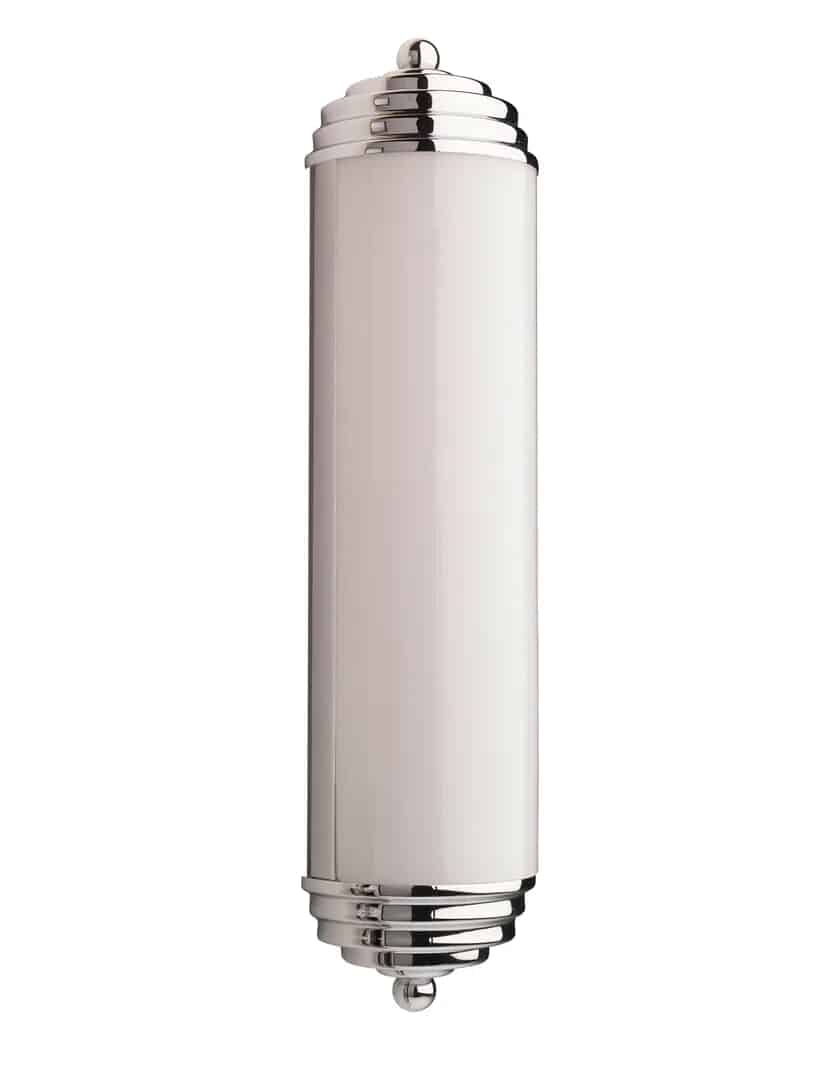 Thomas Crapper Classical Deco Wall Mounted Light In Chrome