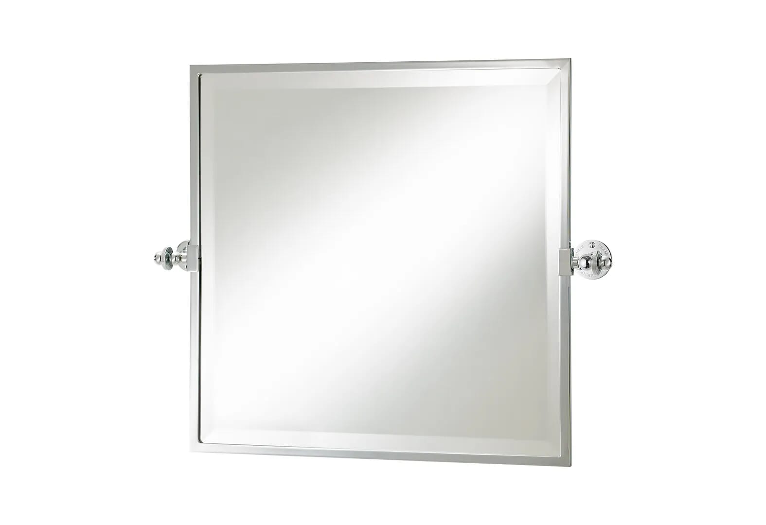 Thomas Crapper Bathroom Square Classical Wall Mounted Mirror - TCAC2-110CP