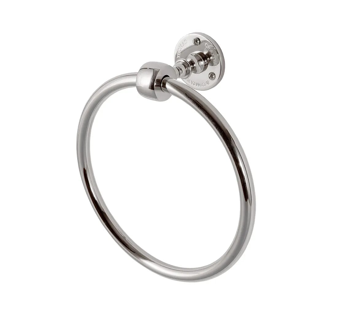 Thomas Crapper Classical Bathroom Towel Ring - TCAC4-310CP