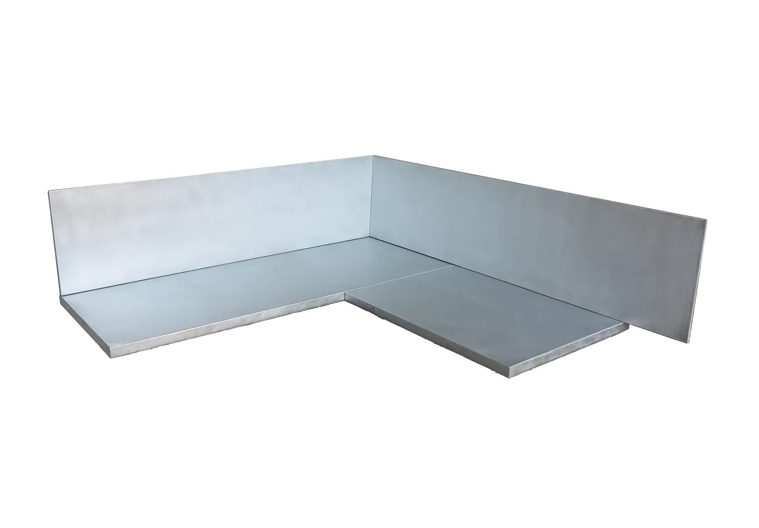 Natural Zinc Handmade Kitchen Worktops & Splashbacks - D1392