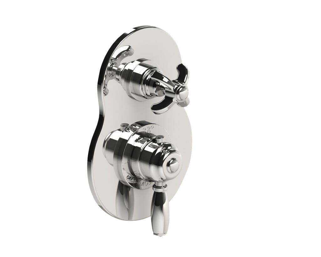 Thomas Crapper 1920 Shower Trim Set for Two Way Shower Valve - TCSH19203296CP