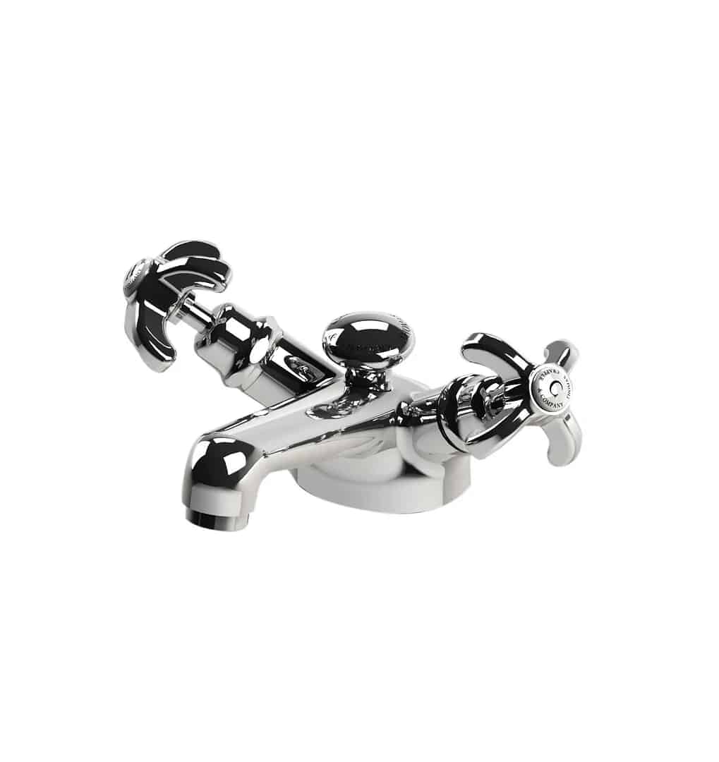 Thomas Crapper Monobloc Basin Tap Mixer & Pop up Waste