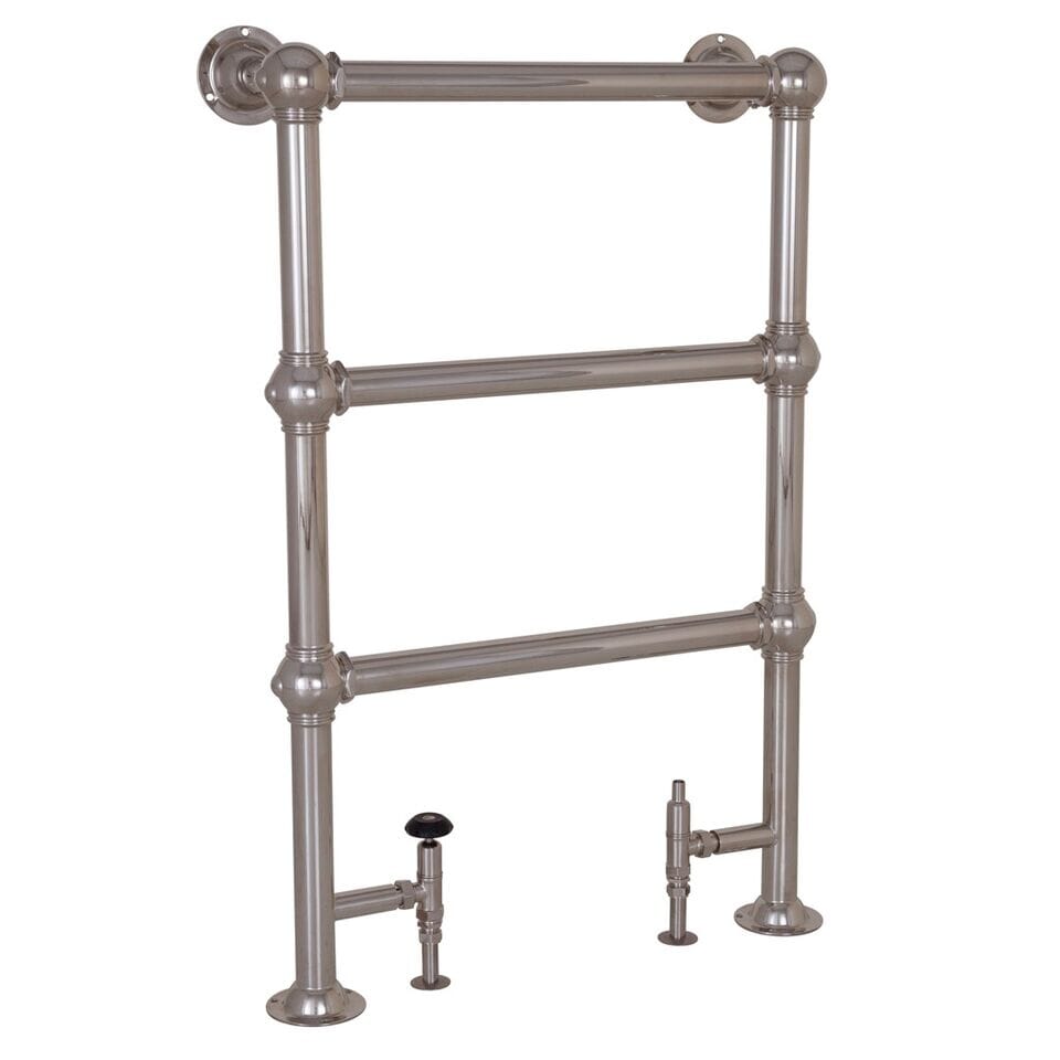 Carron Colossus 3 Bar Nickel Floor Mounted Towel Rail - TOW003