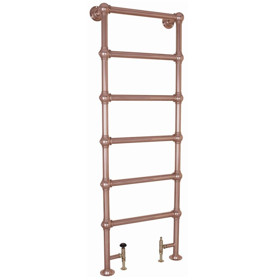 Carron Colossus 6 Bar Copper Floor Mounted Towel Rail - TOW013