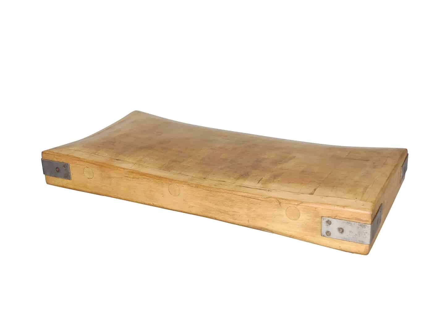 Old Original Antique Wooden Butchers Chopping Block Top