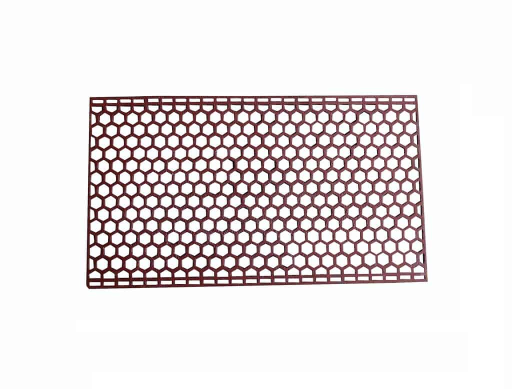Large Victorian Old Cast Iron Church Floor Grille / Grid