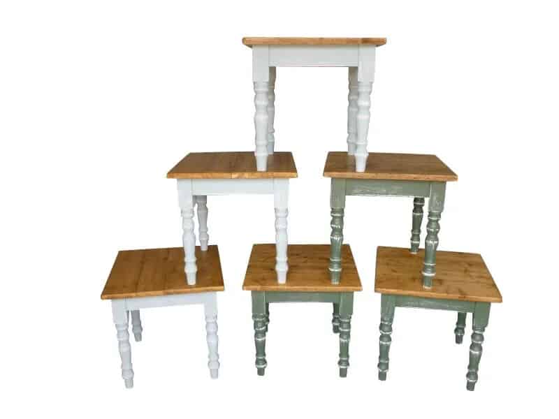 Wooden Rustic Restaurant, Cafe and Pub Tables