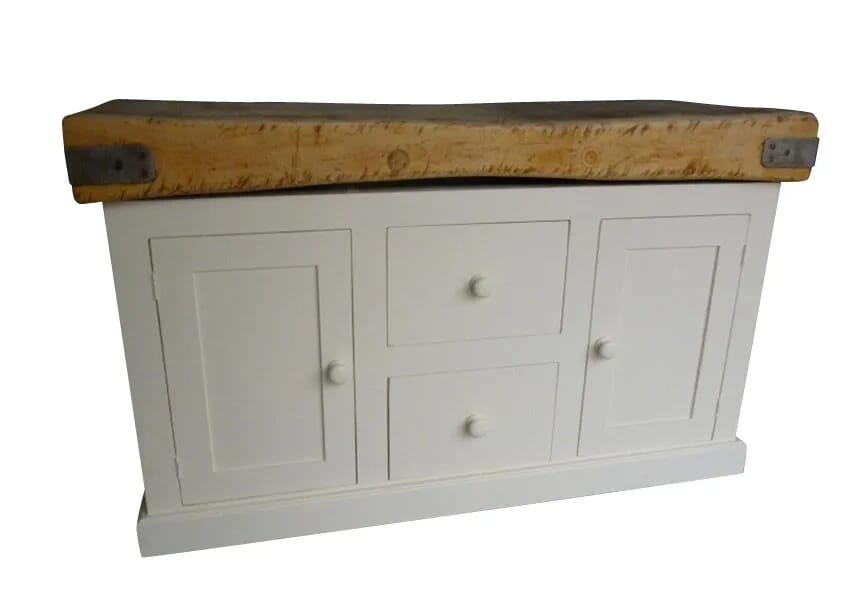 Antique Butchers Chopping Block 5ft Long - 6648