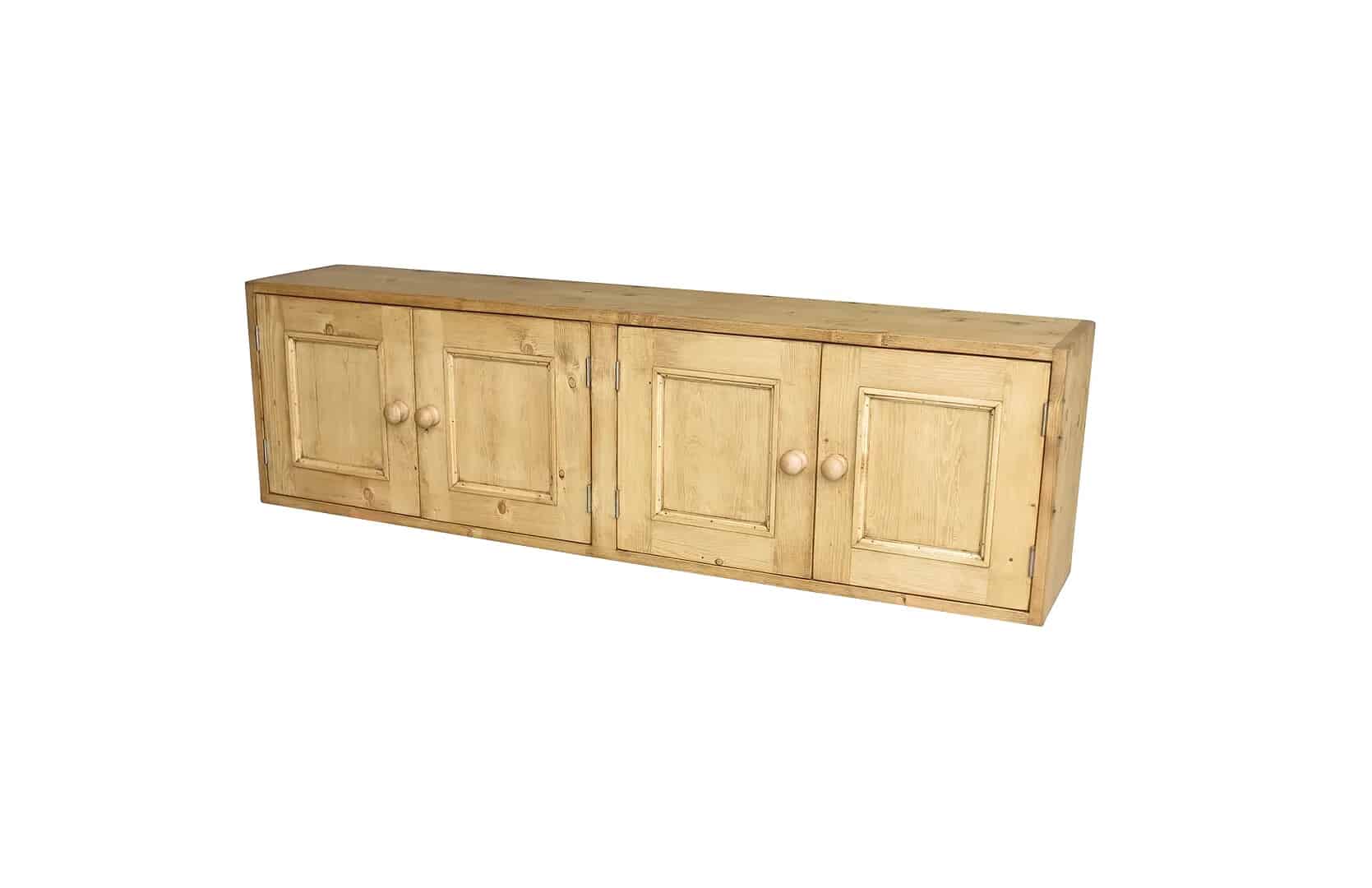 Bespoke Reclaimed Pine Wall Mounted Storage Cupboard
