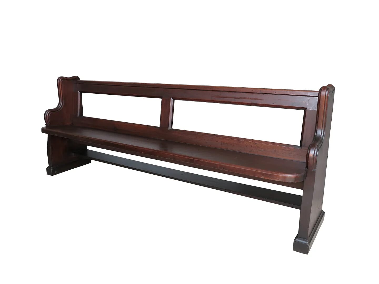 Antique Salvaged Pitch Pine Church or Chapel Pew - 8622