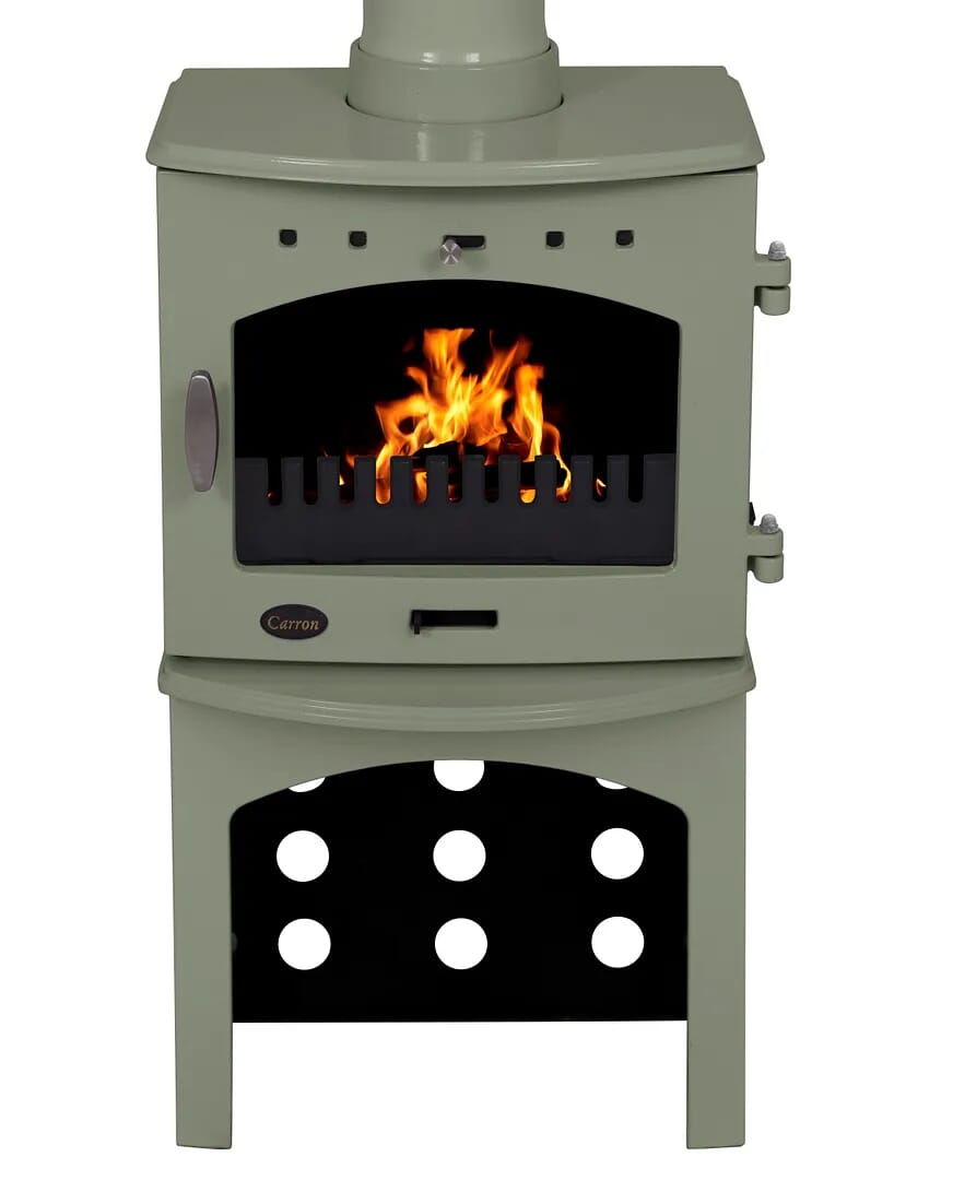 Carron Sage Green Log Store for 4.7Kw Stove - BHC339