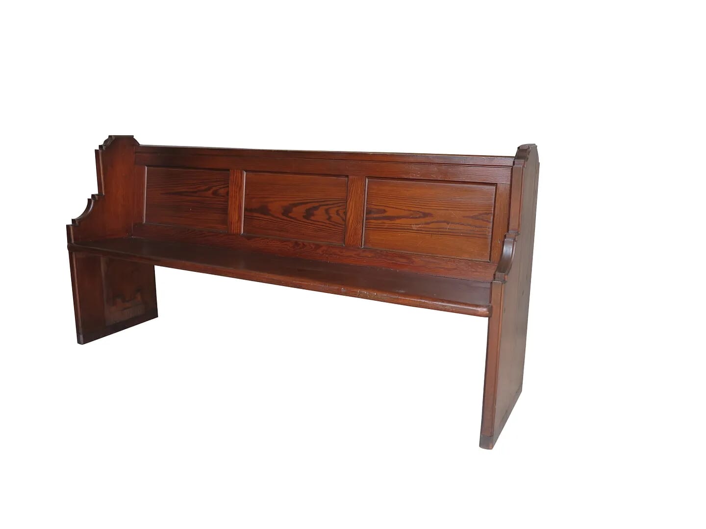 Salvaged Pitch Pine Church or Chapel Pew 71 1/4" Long - 8637