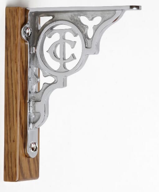 Thomas Crapper Polished Small Cloakroom Basin Brackets - TC400CR736NP