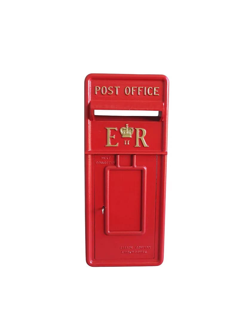 Reproduction Royal Mail Post Box Front Painted in Red - PBRFG