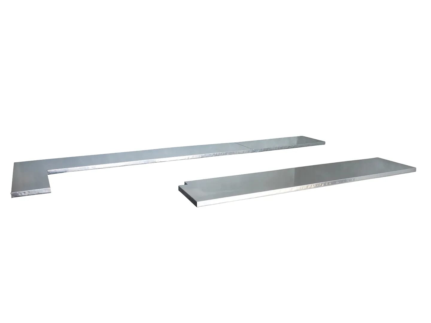 Bespoke Natural Zinc Bar Worktops with Lift up Hatch - D1413