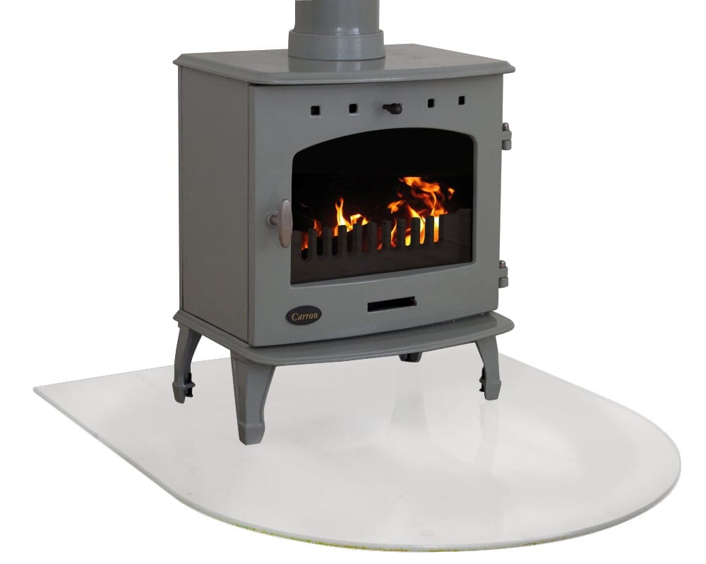 Curved Glass Hearth For Carron Stoves  - HEF297