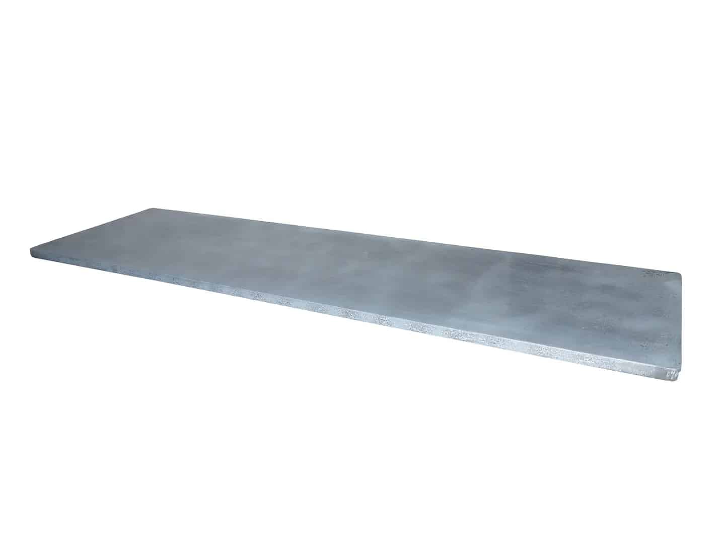 Handmade Antiqued Distressed Zinc Kitchen Worktop