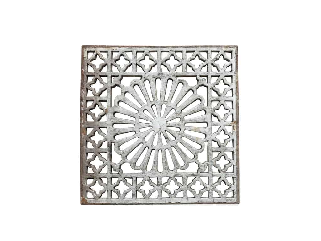 Decorative Victorian Cast Iron Floor Grilles / Grids