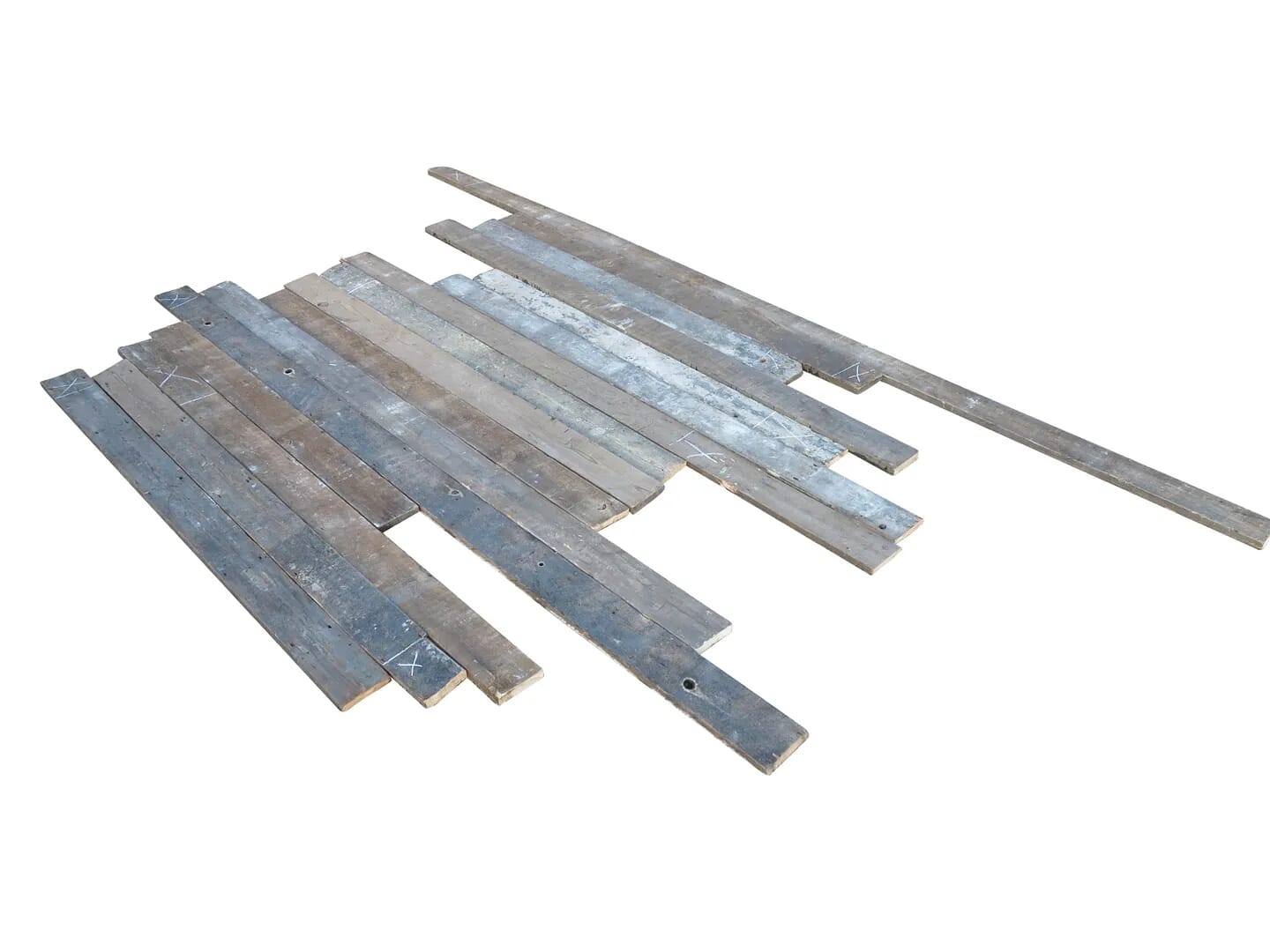 Reclaimed Pine Square Edged Floorboards - 8681