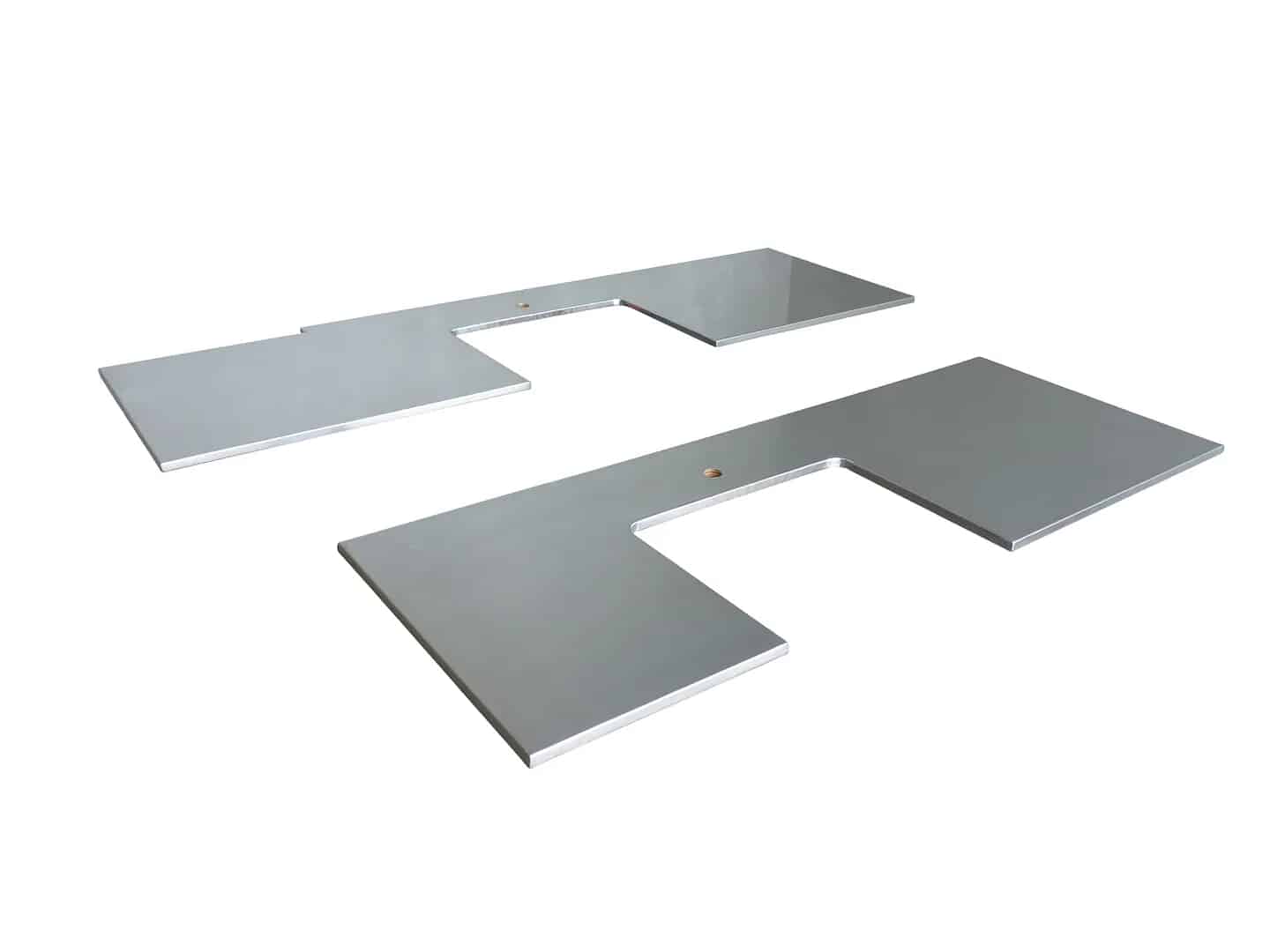 Handmade Natural Zinc Kitchen Worktops & Cutouts