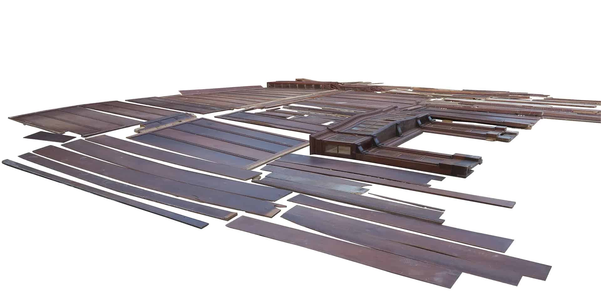 Reclaimed Mahogany Wall Panelling and Fire Surround