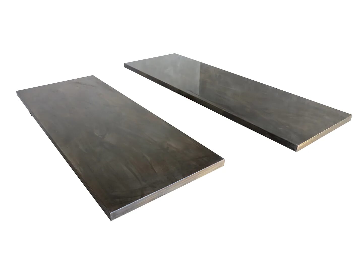 Handmade Antiqued Zinc Kitchen Worktops 40mm Thick - D1455